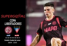 Lanus rivalise avec LDU Quito dans le groupe G